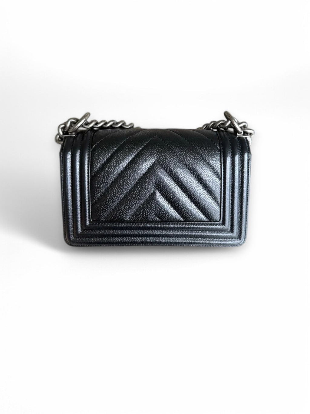 Borsa Boy Small Caviar 20cm Chevron Chanel