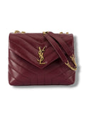 Saint Laurent Small Loulou Bordeaux Bag