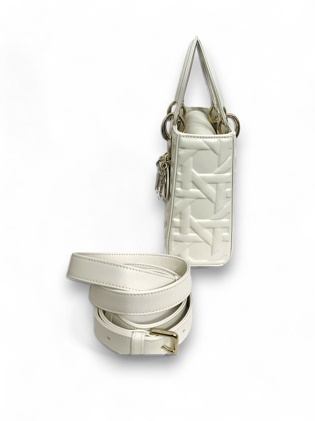 Lady Dior Small Cannage Colore Latte