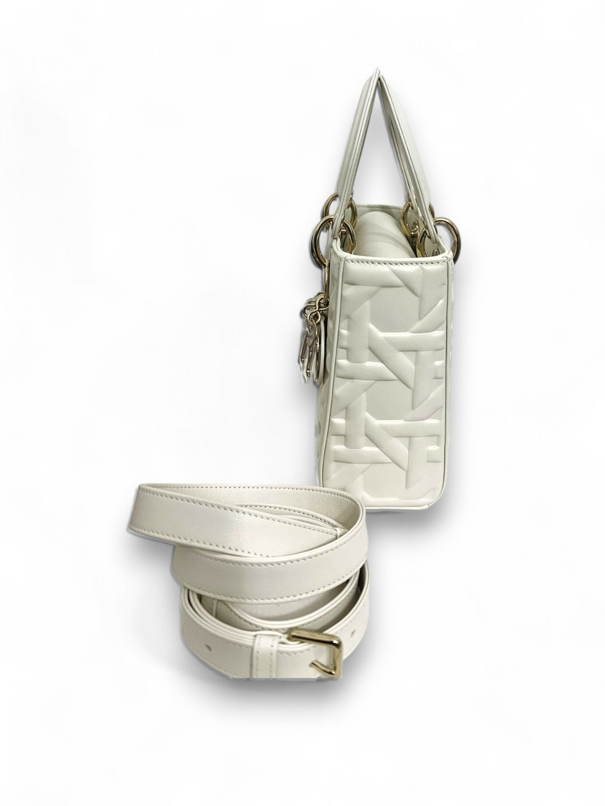 Lady Dior Small Cannage Colore Latte
