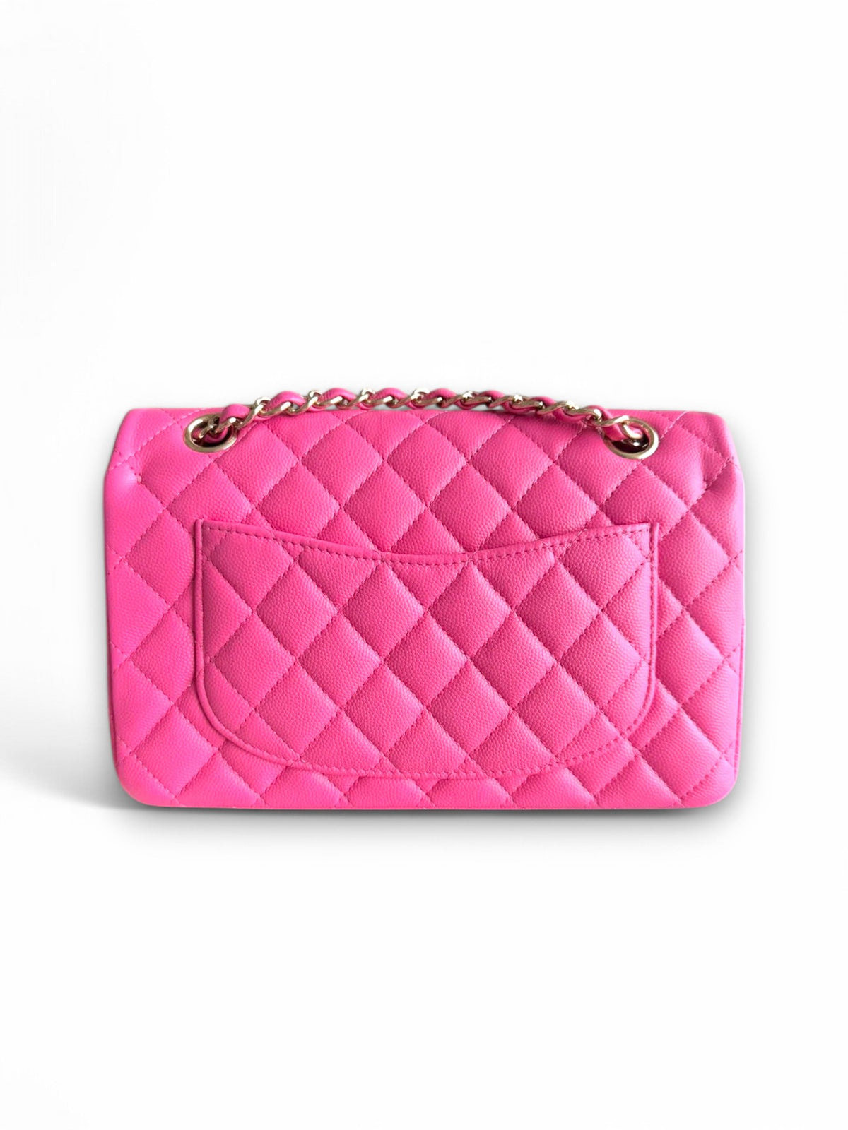 Classic Flap Small Rosa Intenso - Hardware Oro Serie 30 Chanel