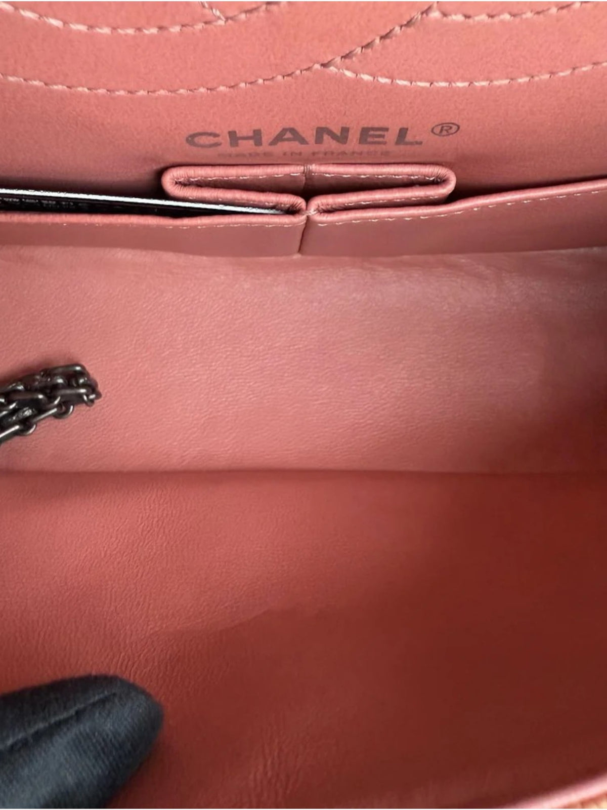 Borsa Reissue 2.25 Caramel Blush Chanel