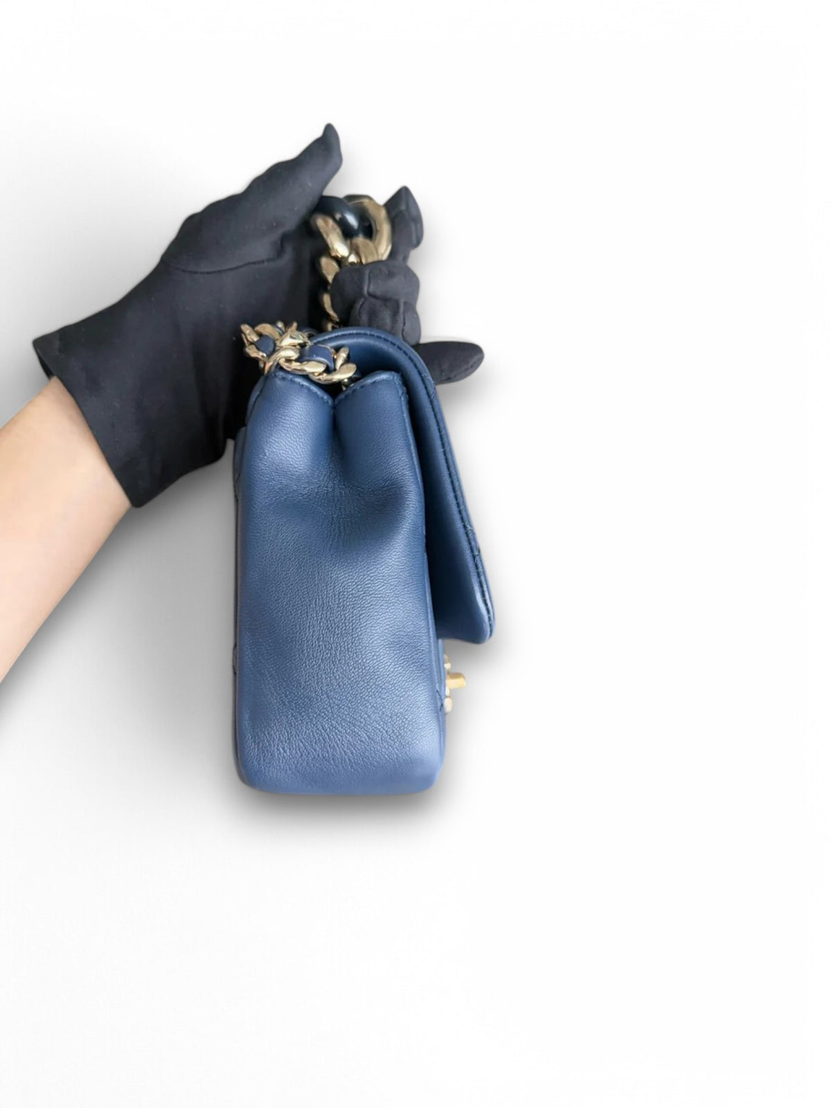 Borsa Trapuntata con Catena in Resina Chanel