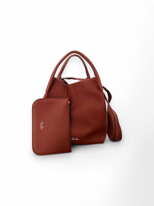 Loro Piana Large Bale leather bag