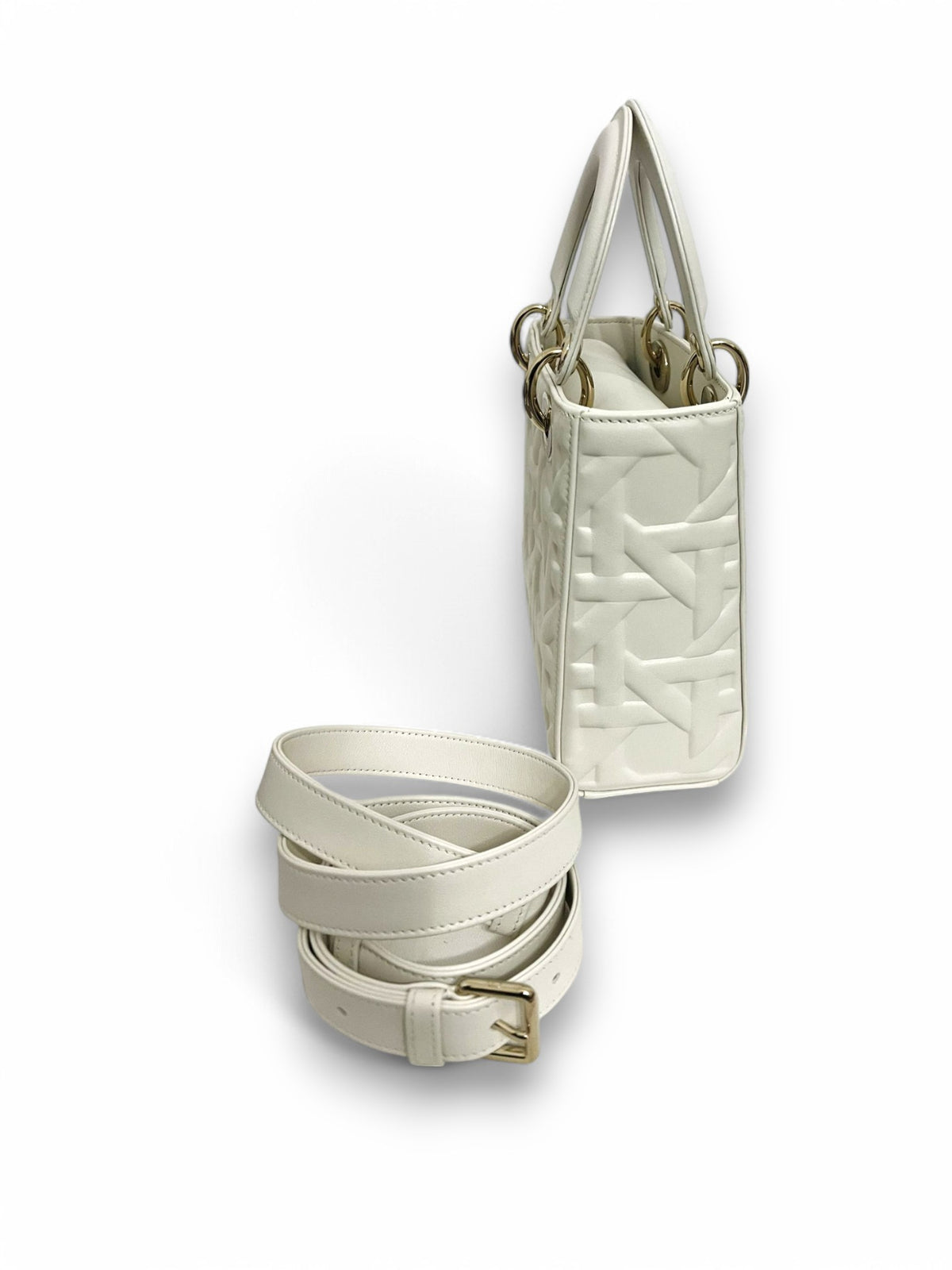 Lady Dior Small Cannage Colore Latte