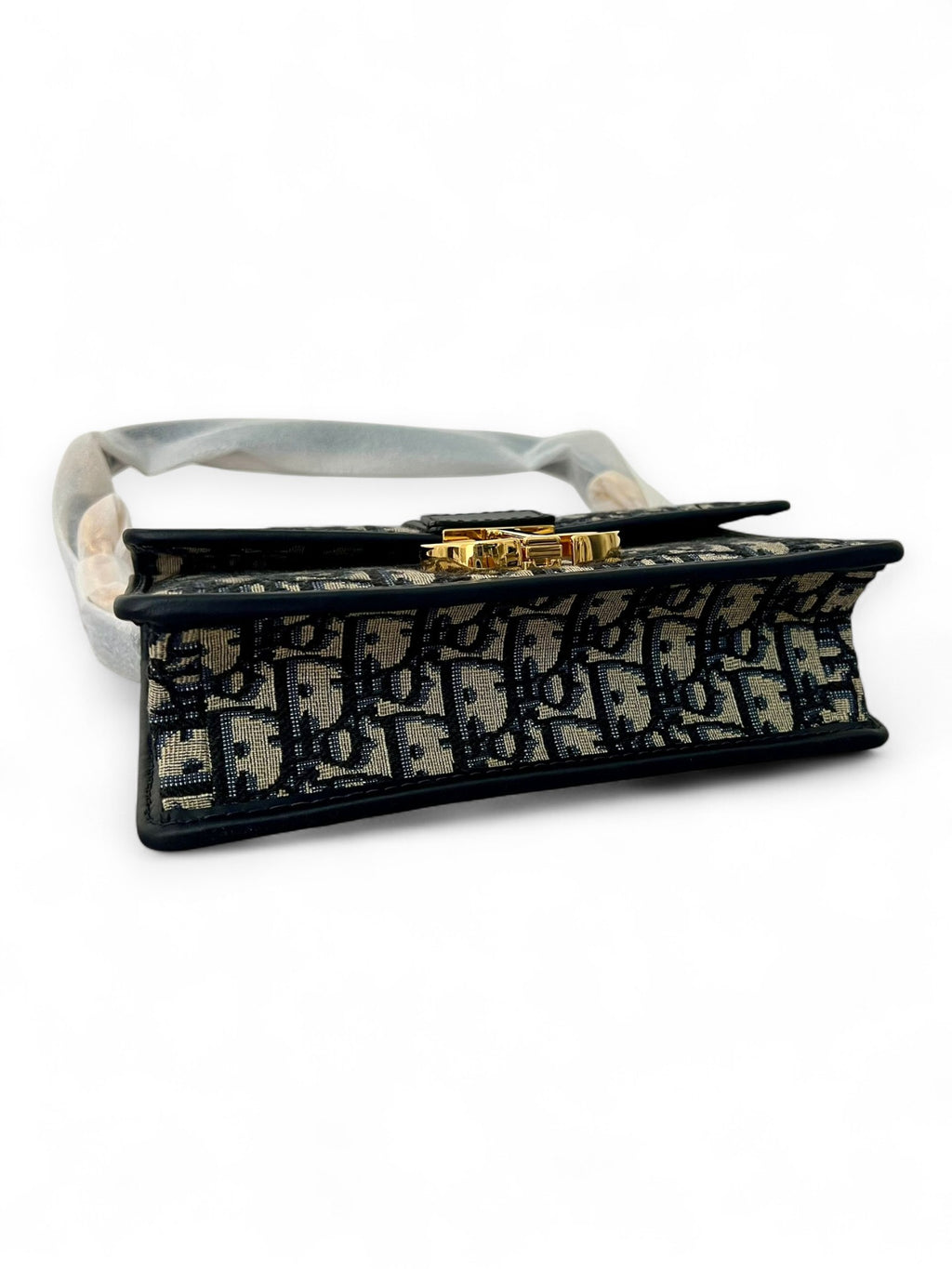 Borsa 30 montaigne Dior oblique blu