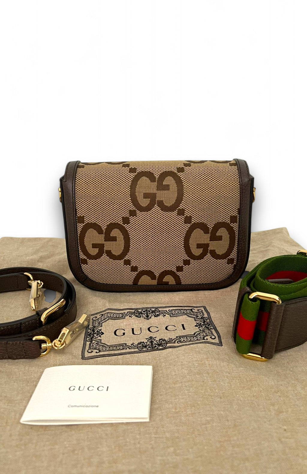 Borsa Mini Horsebit Macro Monogram Gucci