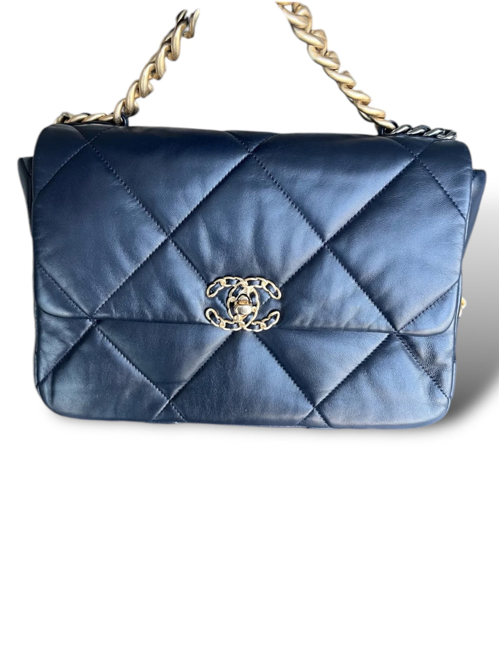 Chanel 19 Mediana Colore Blu