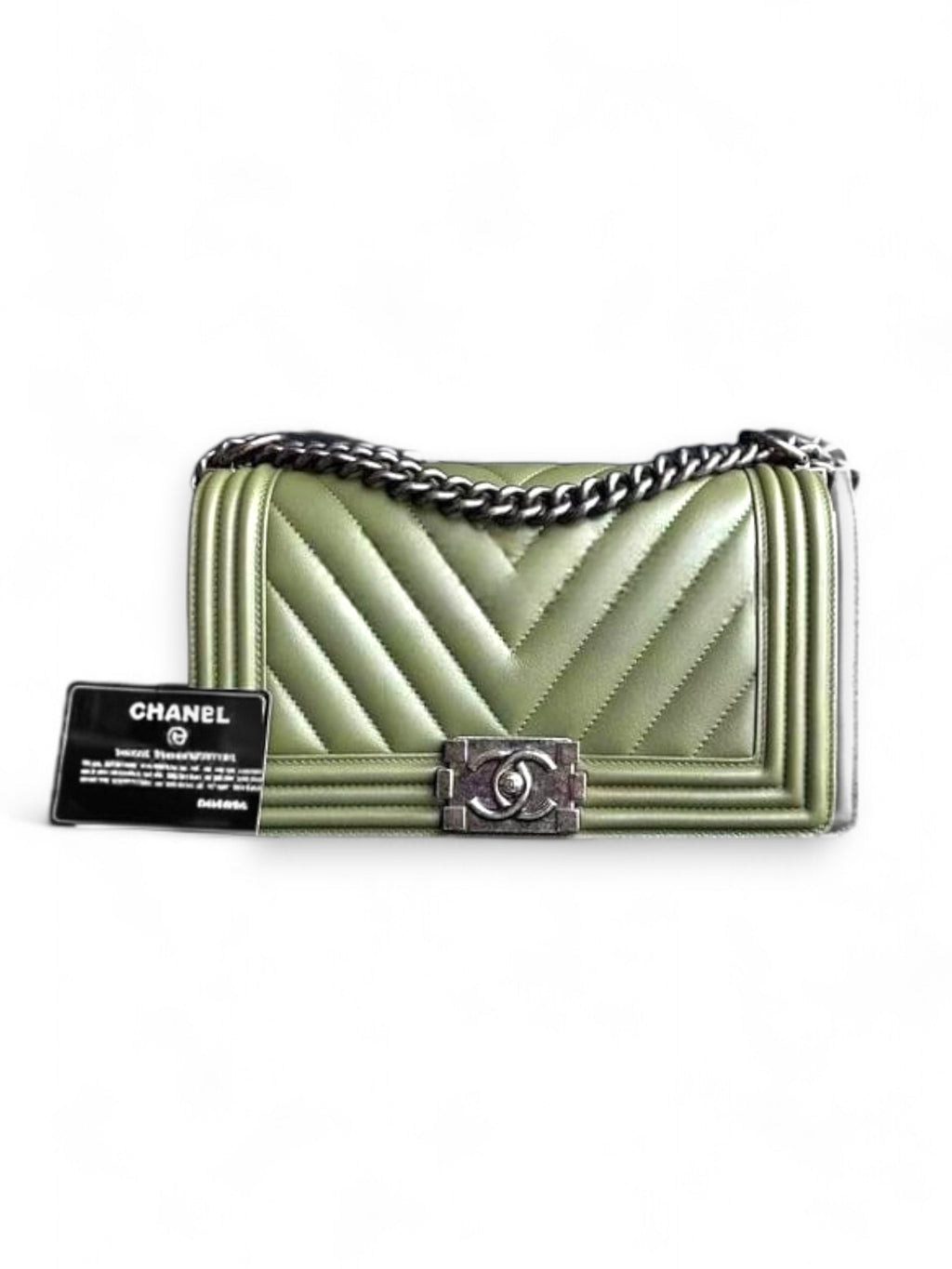 Borsa Chanel Boy Old Chevron