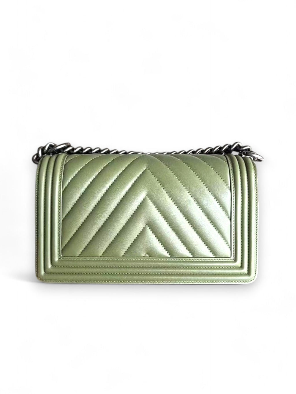 Borsa Chanel Boy Old Chevron