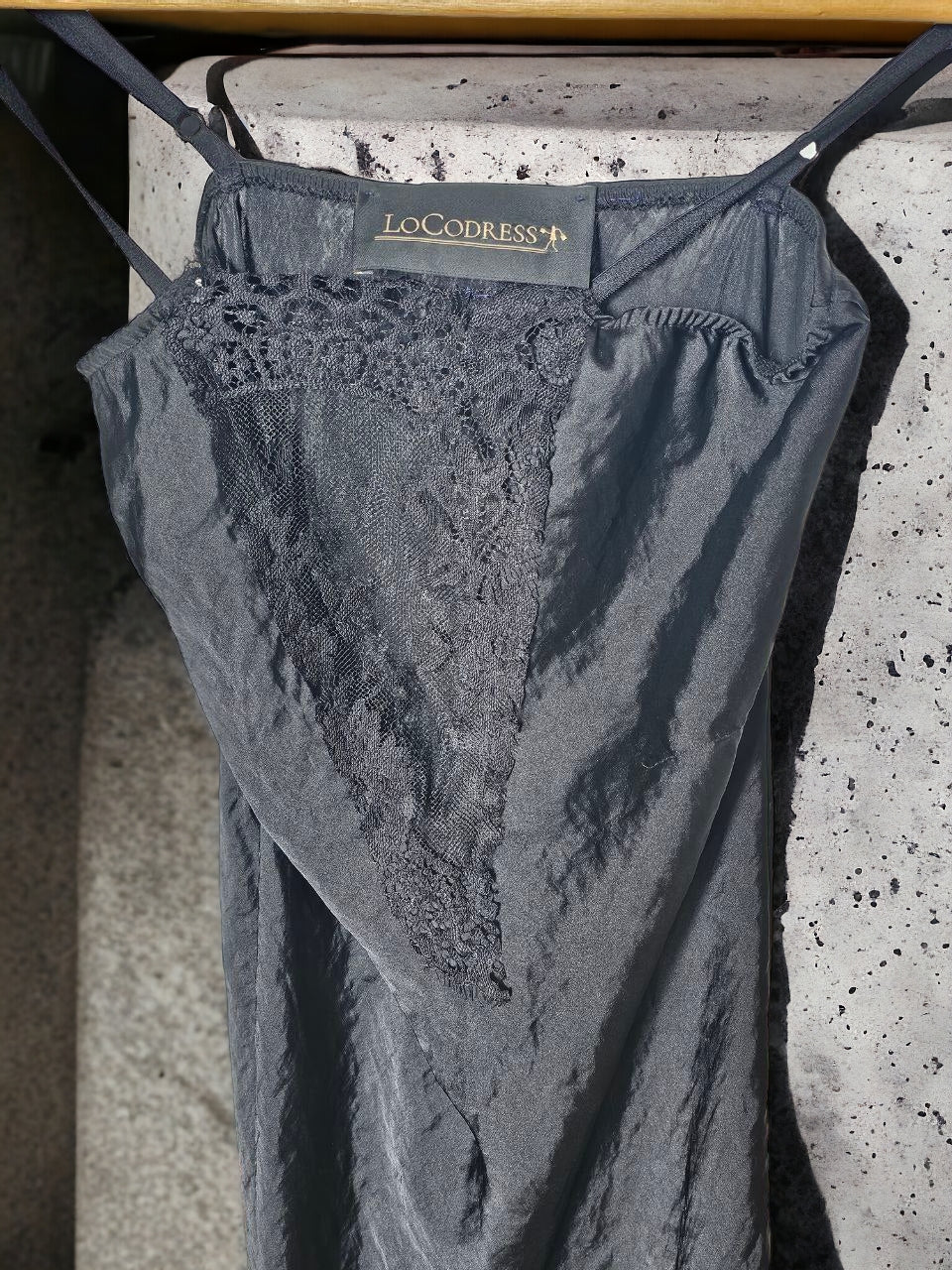 Vestito Lingerie Blu Navy