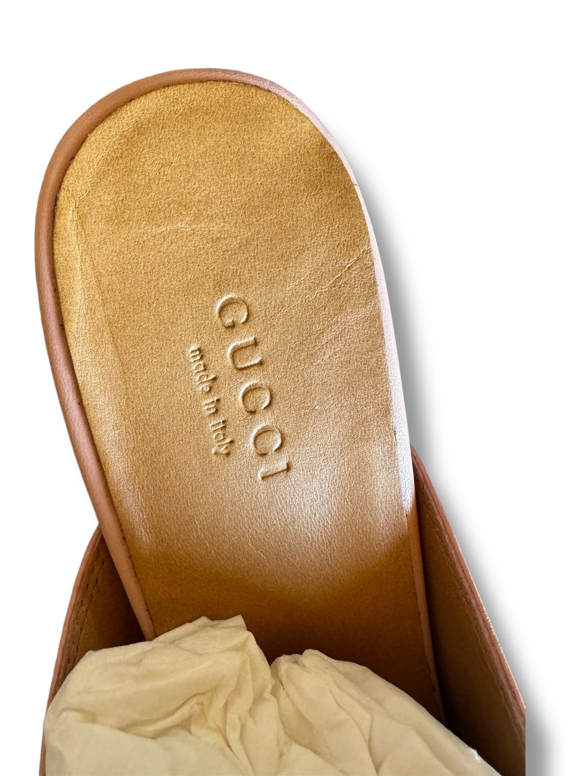 Slippers Cipria 37.5 Gucci