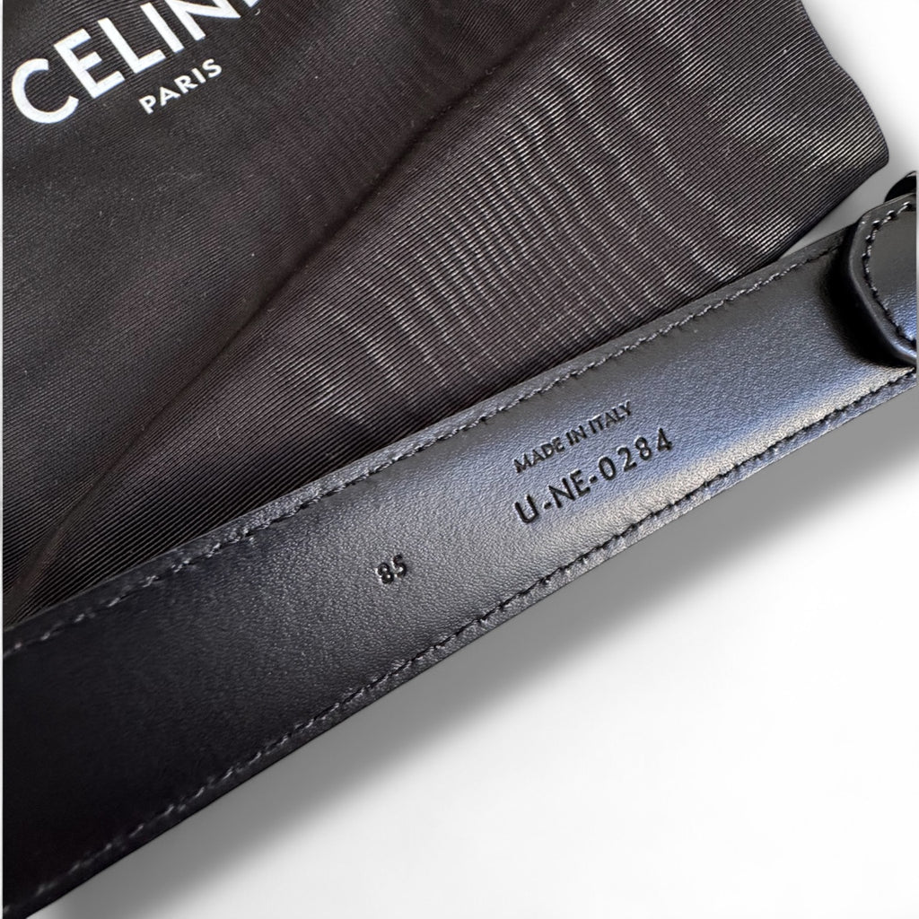 Cintura Celine Triomphe Nero
