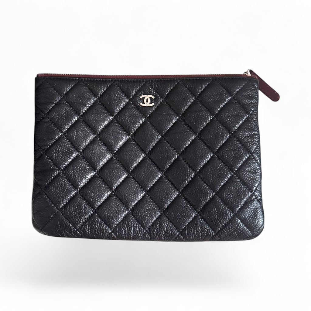 Pouch Chanel Mediana Pelle Caviar