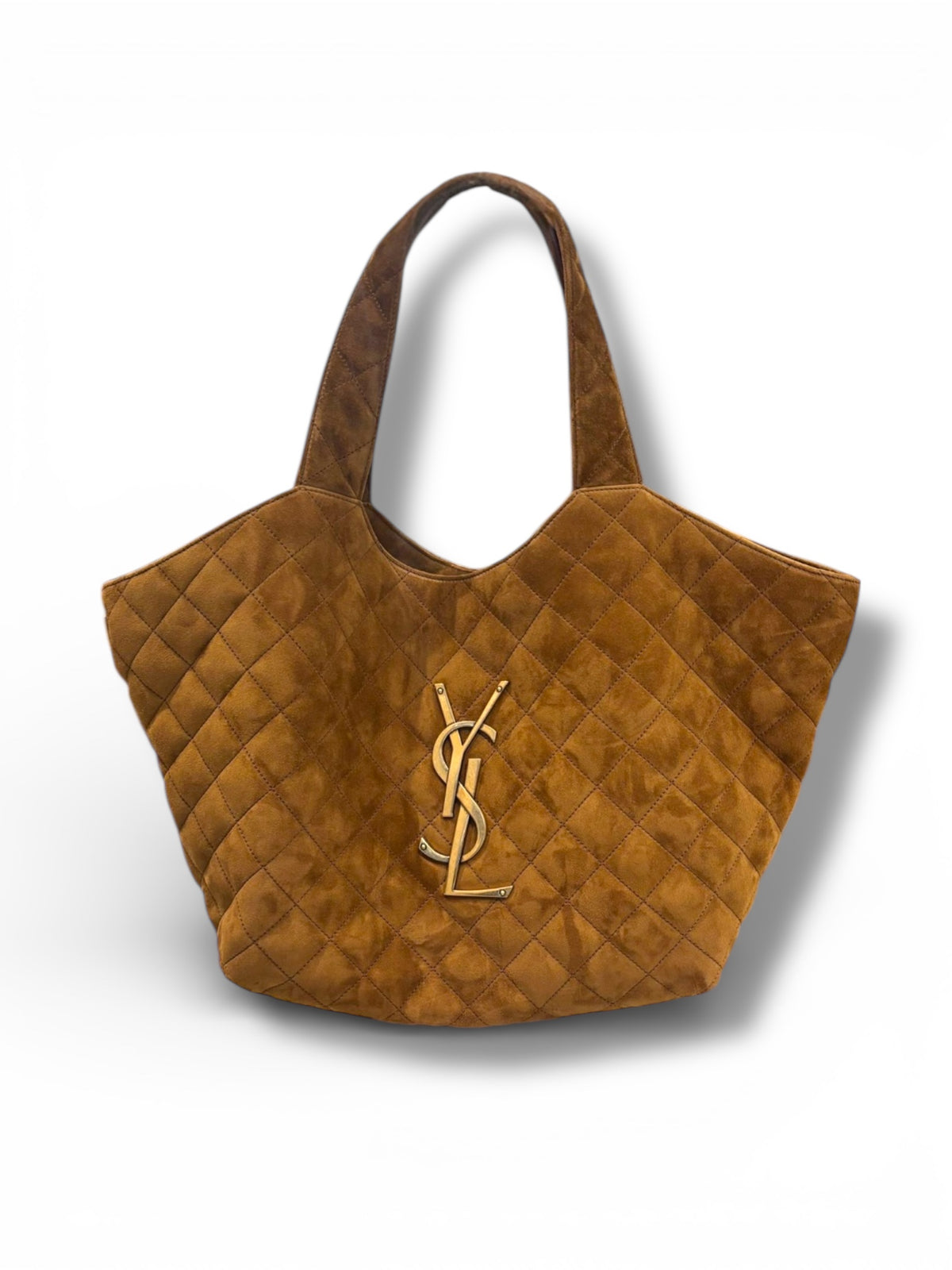 Tote Icare Saint Laurent Medium in Suede