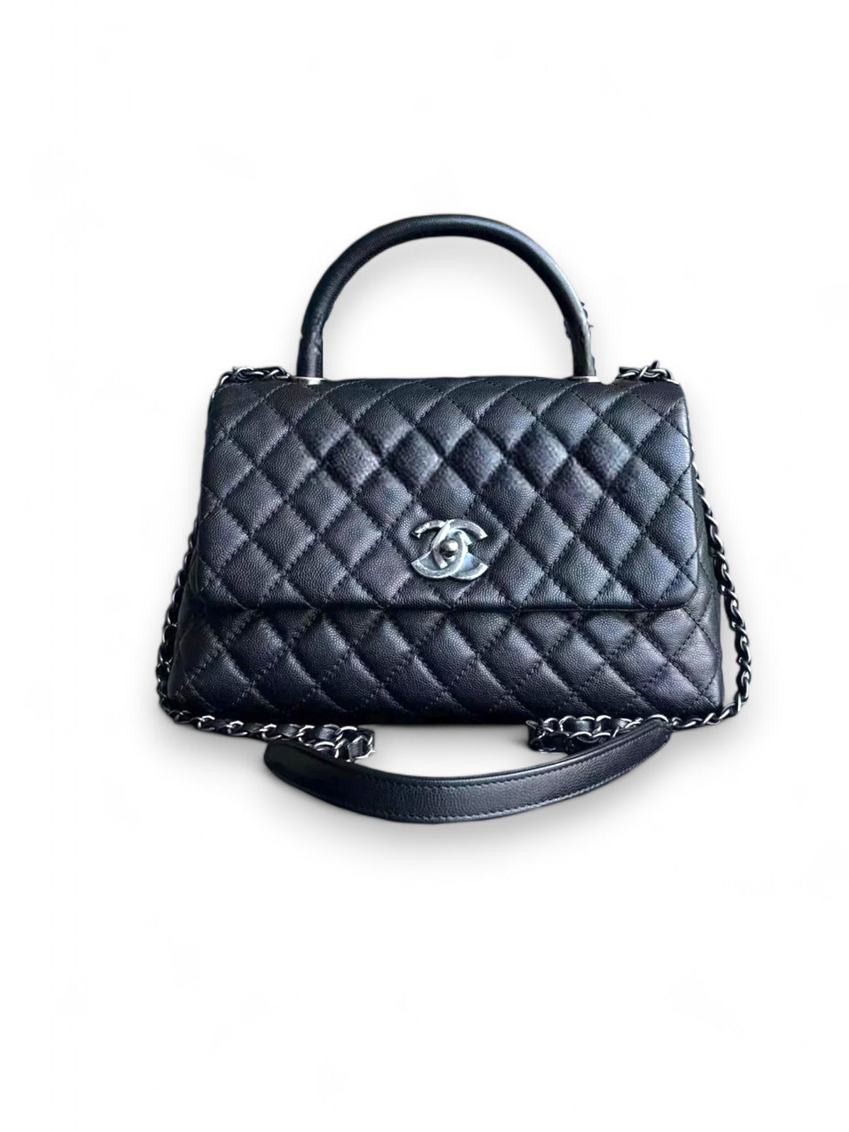 Borsa Caviar Medium Coco Handle Chanel
