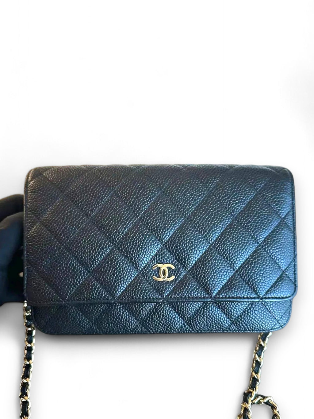 Borsa Chanel Caviar Woc Wallet On Chain