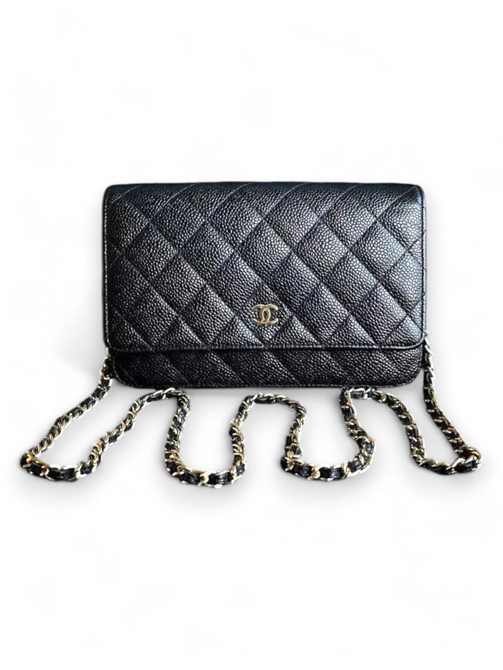 Borsa Chanel Caviar Woc Wallet On Chain