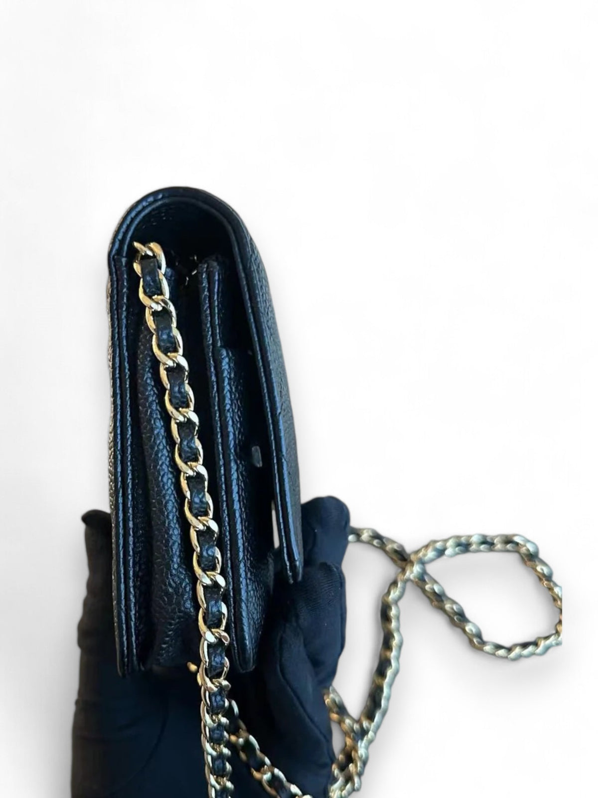 Borsa Chanel Caviar Woc Wallet On Chain
