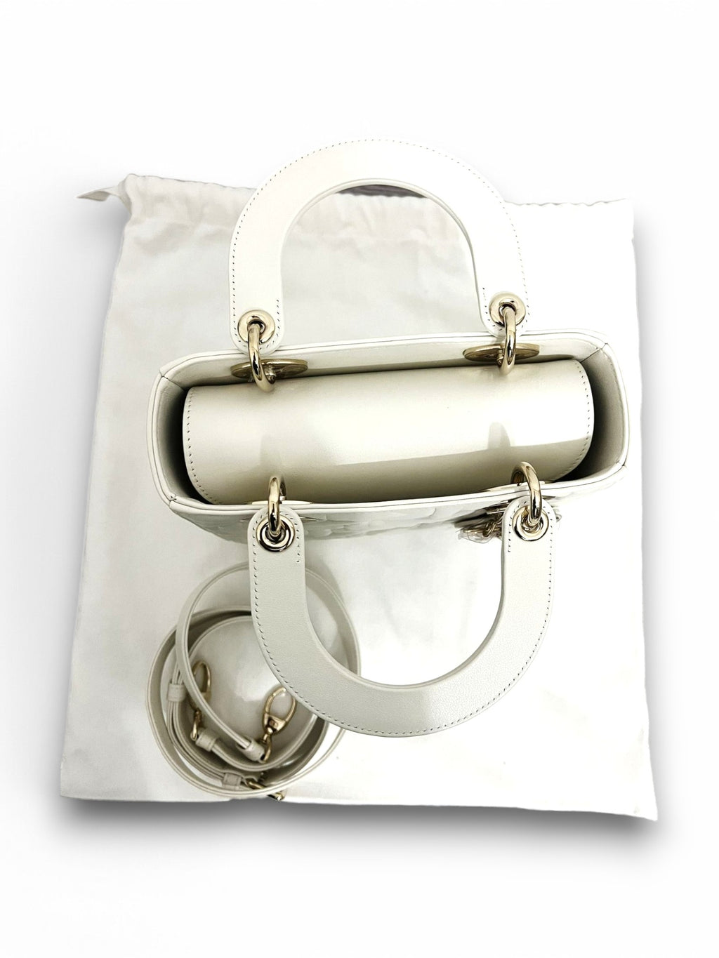 Lady Dior Small Cannage Colore Latte