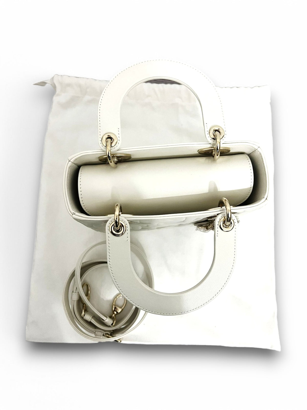 Lady Dior Small Cannage Colore Latte