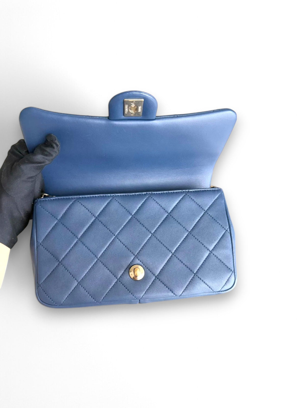 Borsa Trapuntata con Catena in Resina Chanel