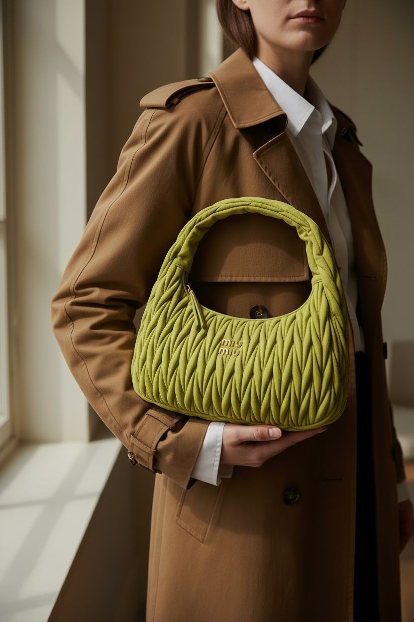 Miu Miu Wander suede bag