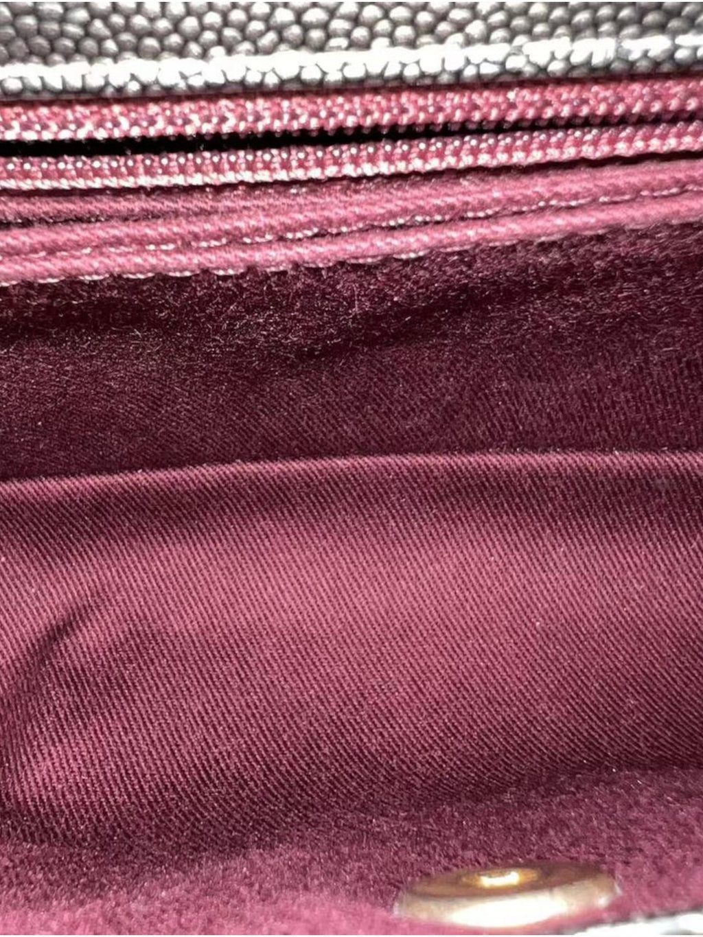 Borsa Chanel Caviar Coco Handle Small