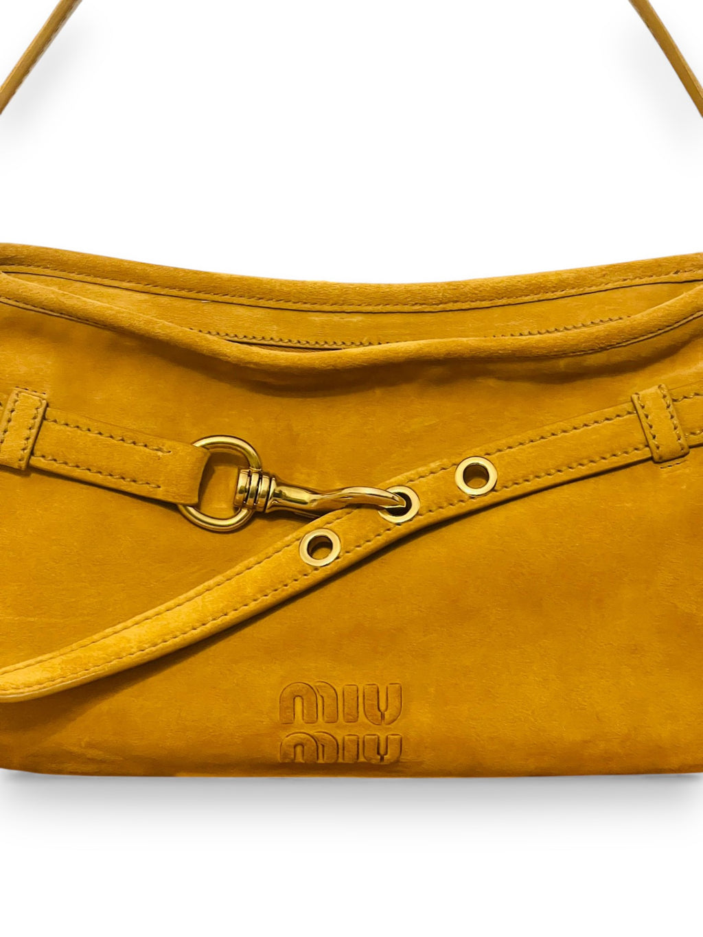 Borsa Aventure in pelle scamosciata MiuMiu