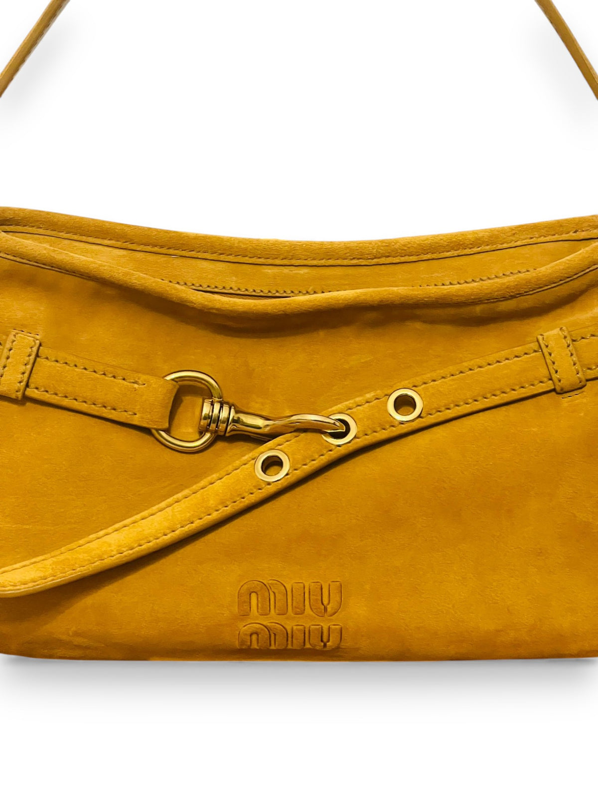 Borsa Aventure in pelle scamosciata MiuMiu