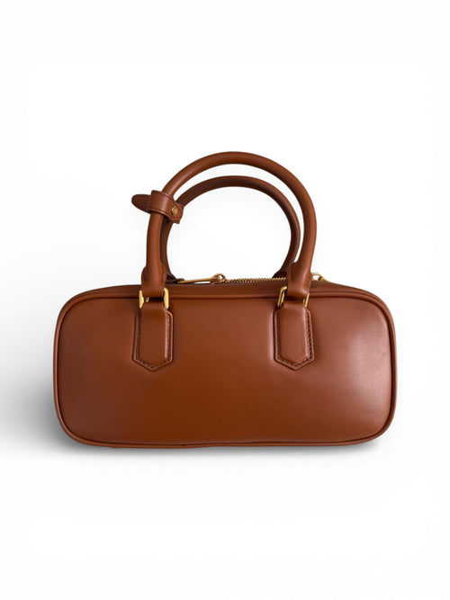 Borsa Arcadie Large cognac Miu Miu
