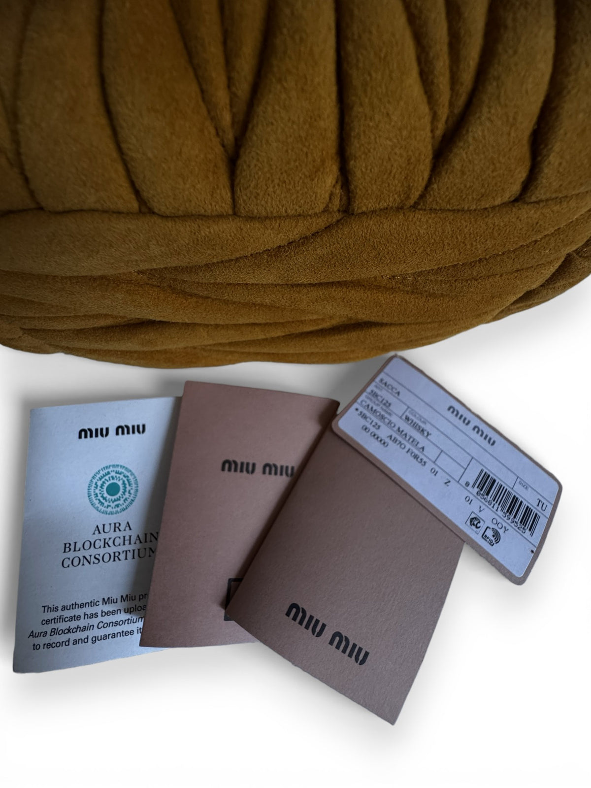 Borsa Wander Color Whisky  Miu Miu