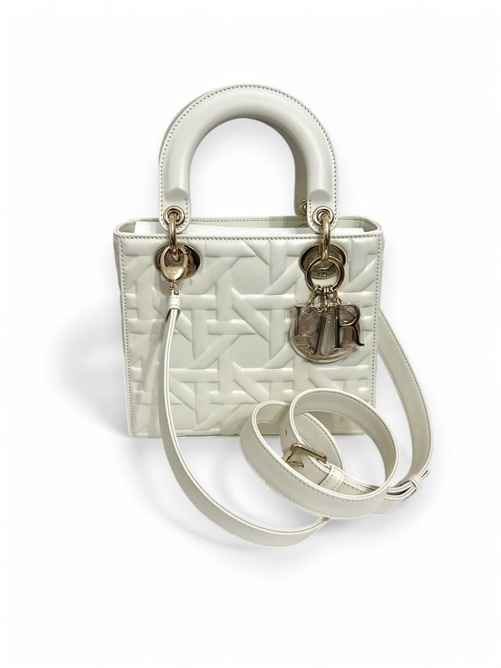 Lady Dior Small Cannage Colore Latte