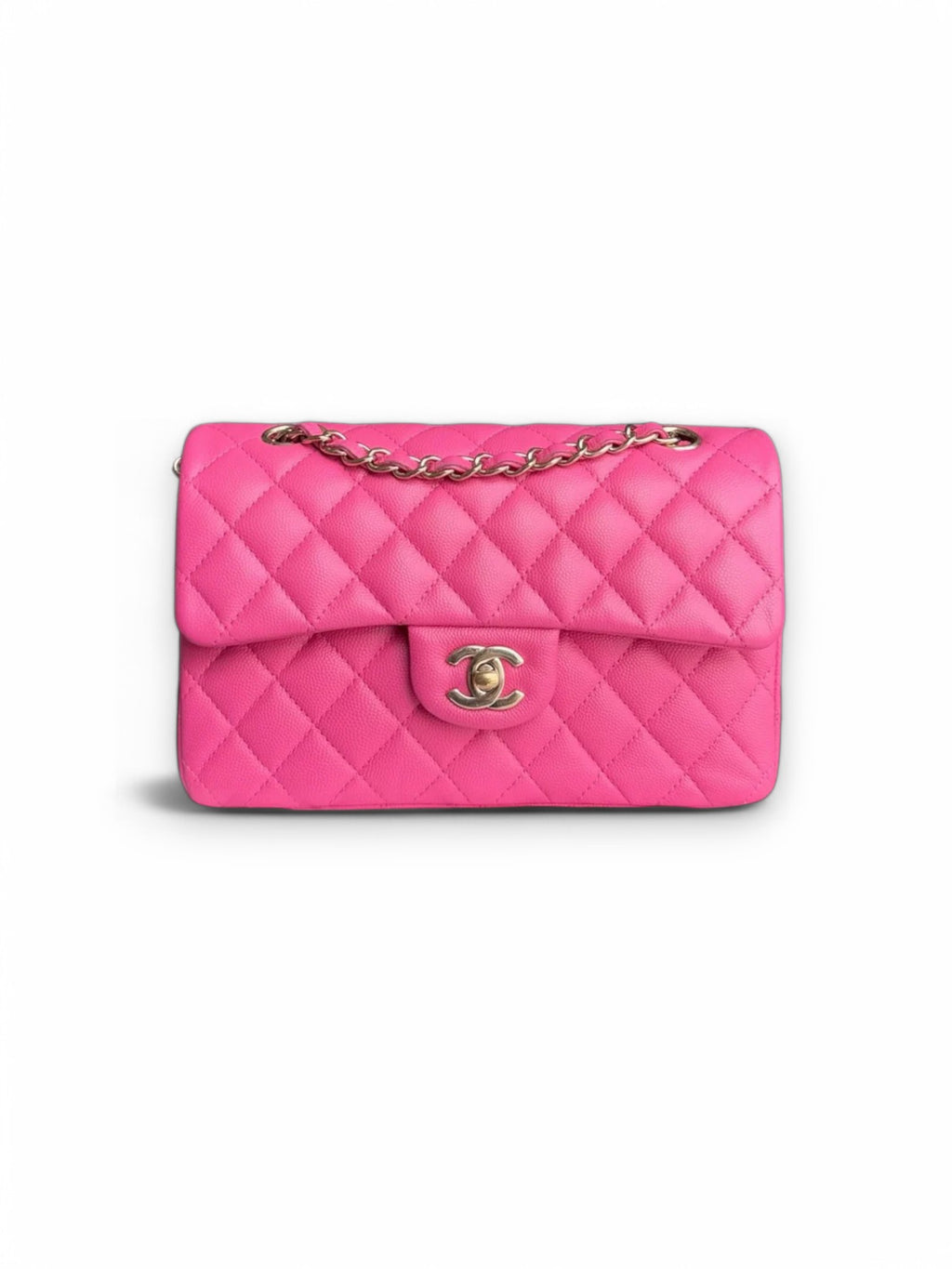 Classic Flap Small Rosa Intenso - Hardware Oro Serie 30 Chanel