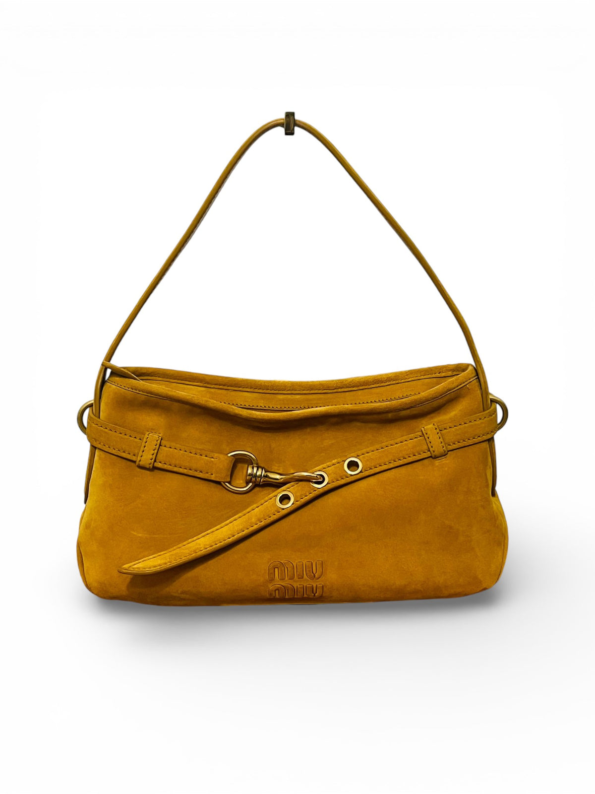 Borsa Aventure in pelle scamosciata MiuMiu