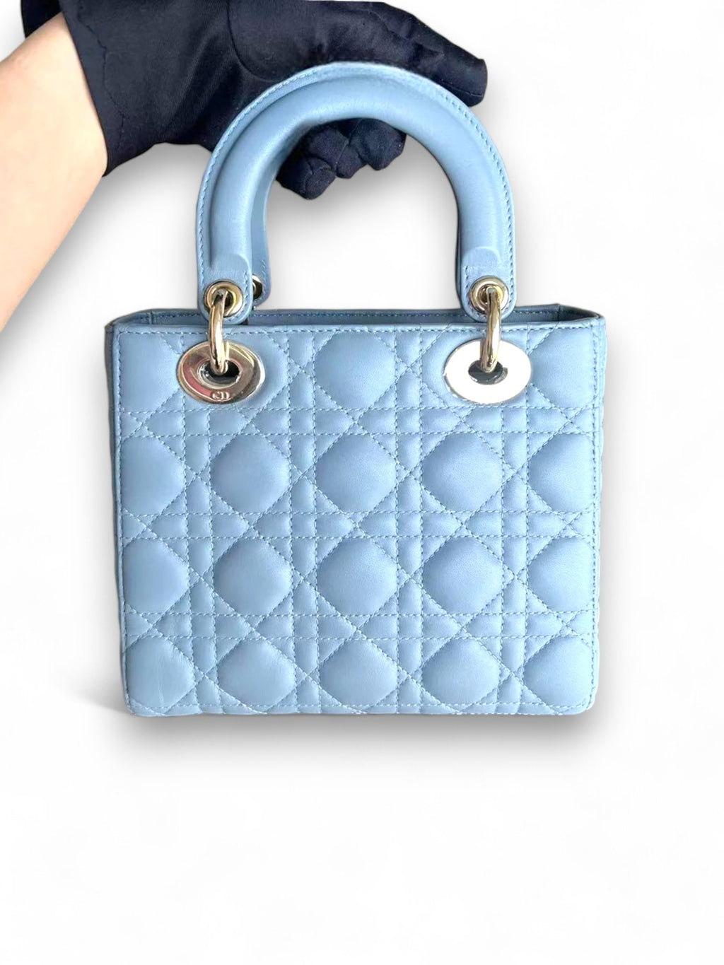 Borsa Lady Dior MyAbc Small Light Blue