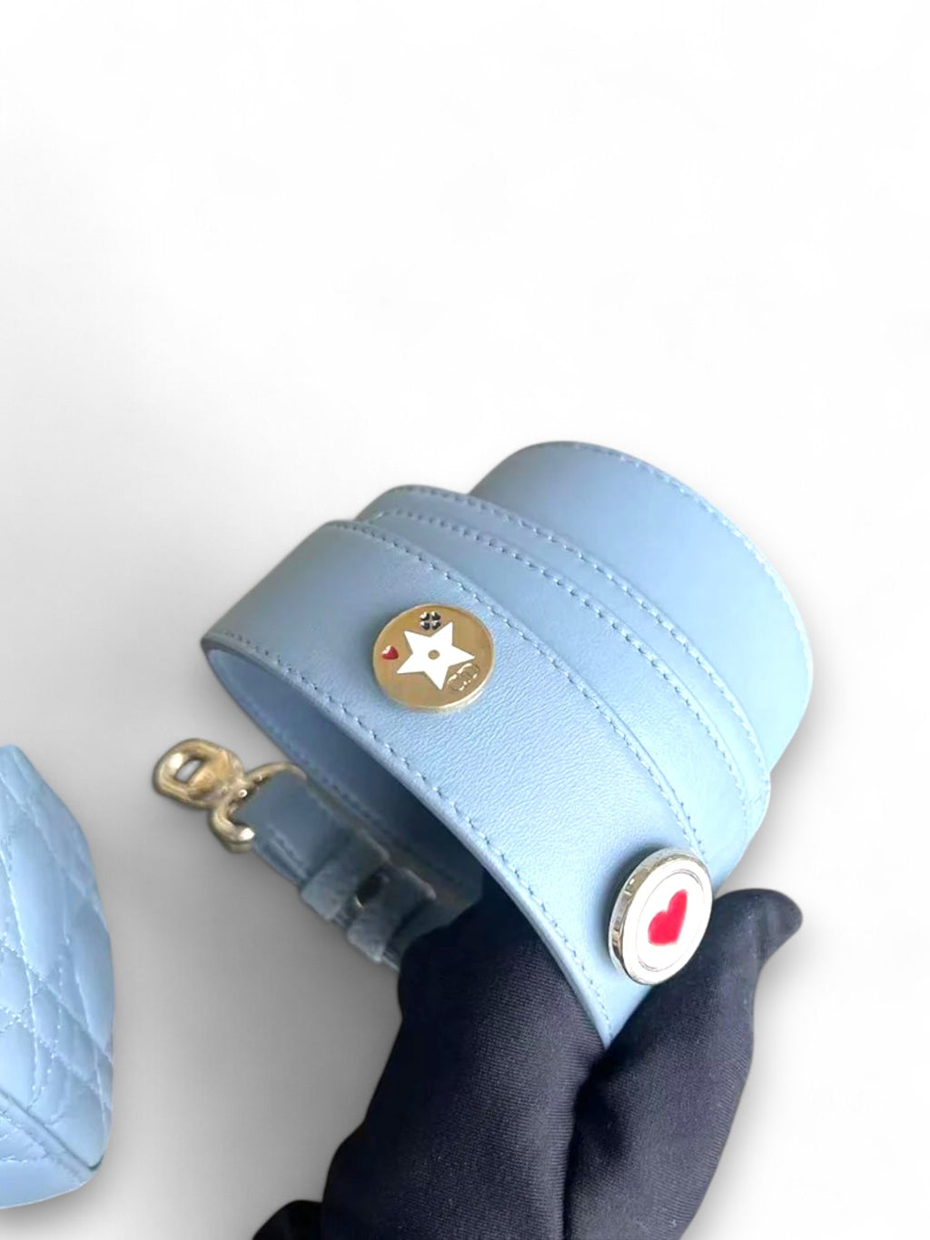 Borsa Lady Dior MyAbc Small Light Blue