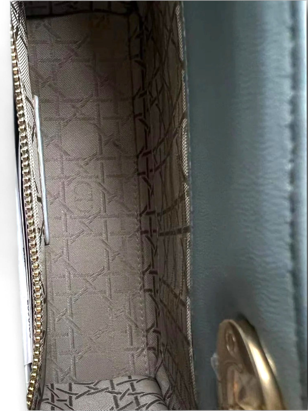 Borsa Lady Dior MyAbc Small Light Blue