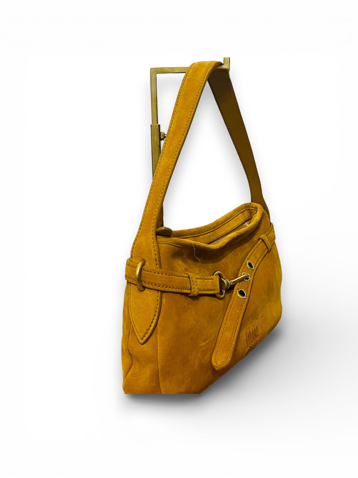 Borsa Aventure in pelle scamosciata MiuMiu