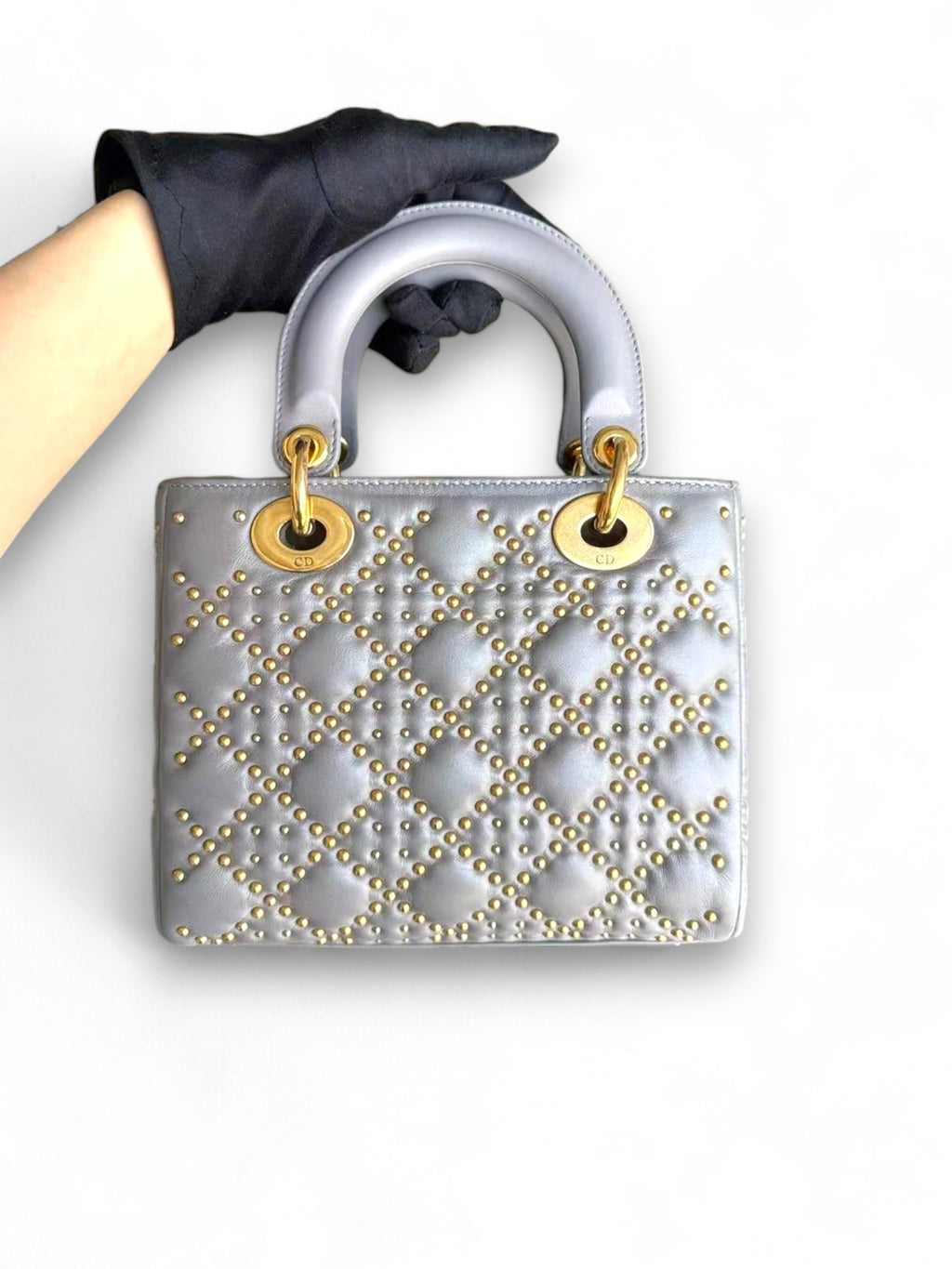 Borsa Dior Lady Piccola Cannage Con Borchie